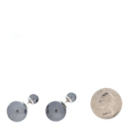 Christian Dior Mise En Dior Tribal Earrings Grey 2 of 4