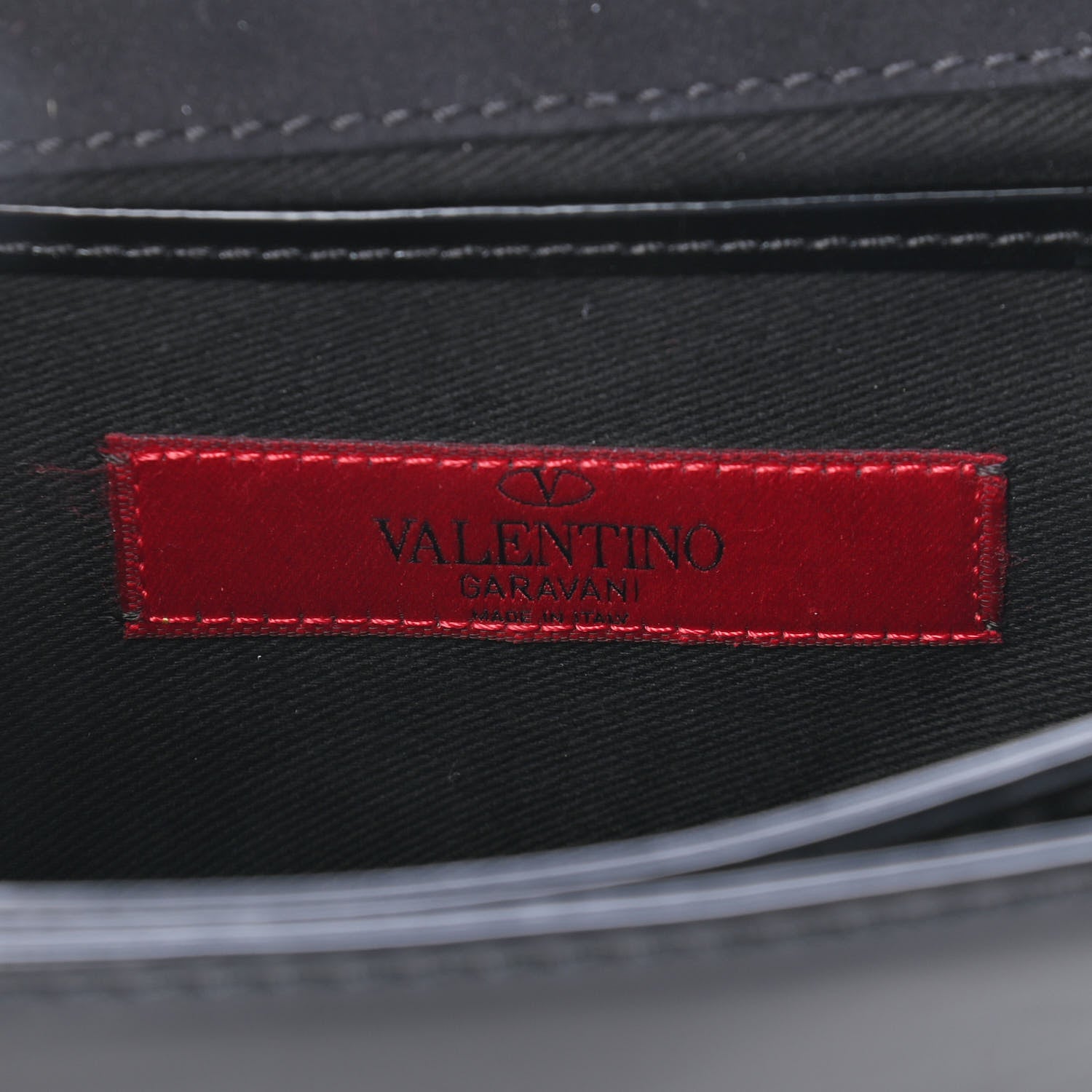 Valentino Garavani Patent Va Va Voom Shoulder Bag Black 6 of 9