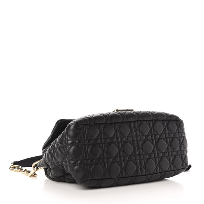 Christian Dior Lambskin Cannage New Lock Flap Black 4 of 10