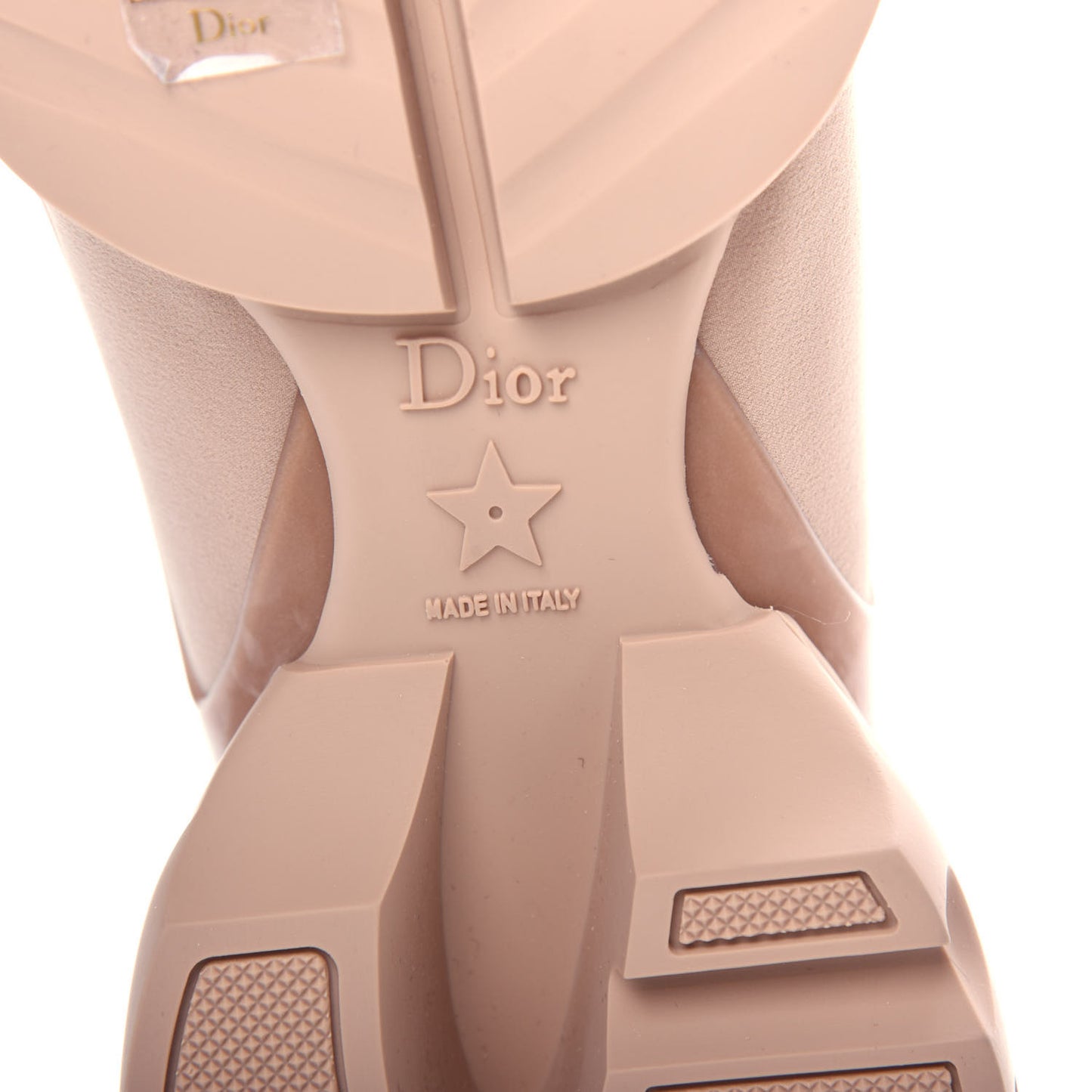 Neoprene Rubber Womens D-Connect Sneakers 38 Nude