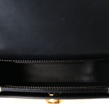 Burberry Calfskin Check Small Elizabeth Bag Brown 5 of 8