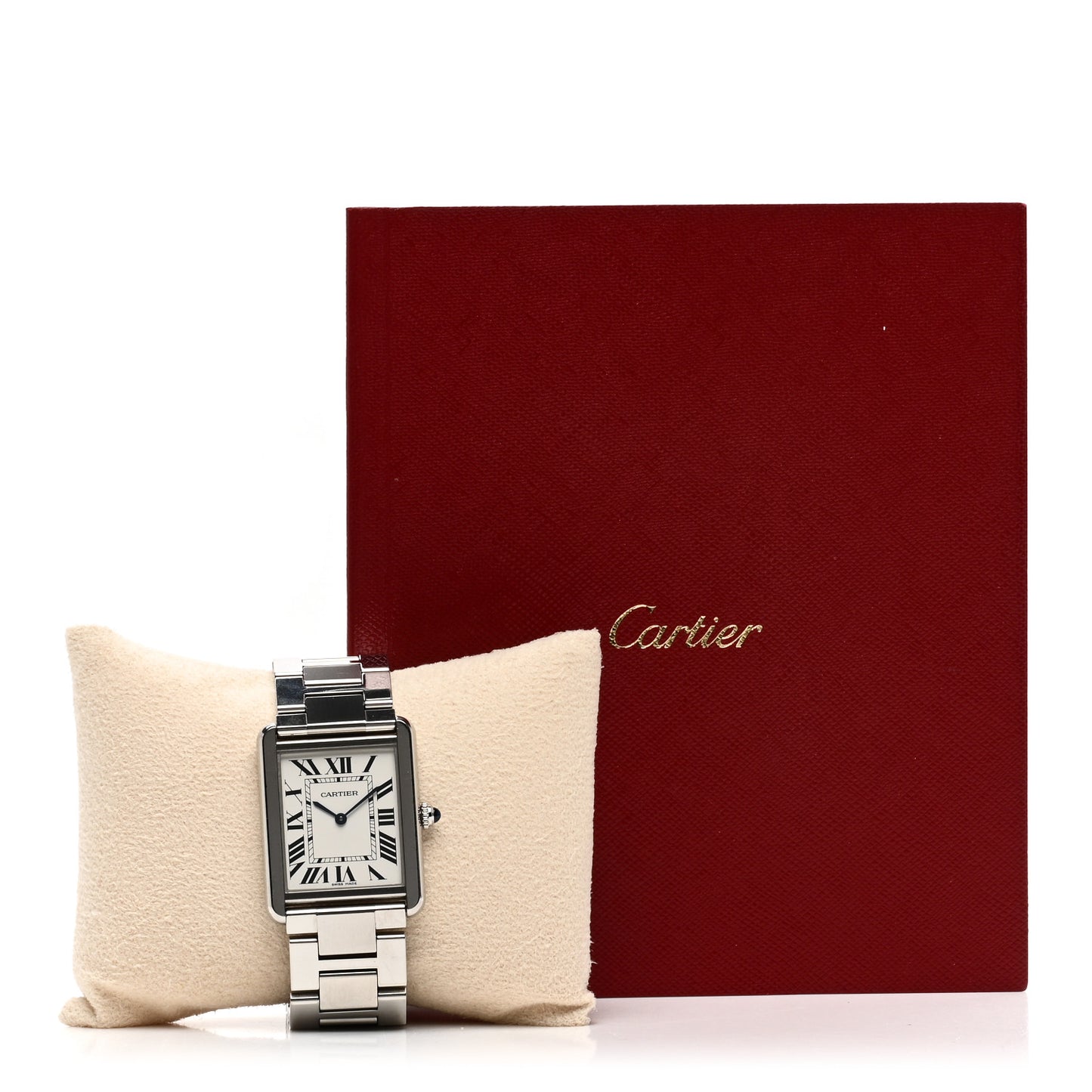 Stainless Steel 27mm Tank Solo Quartz Watch
