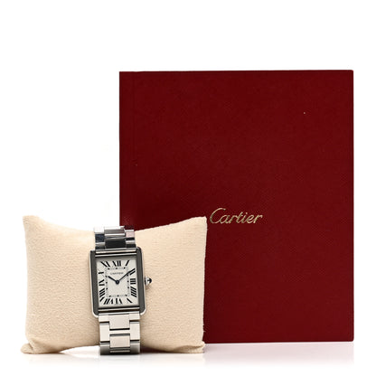 Cartier Stainless Steel 27mm Tank Solo Quartz Watch 5 of 5