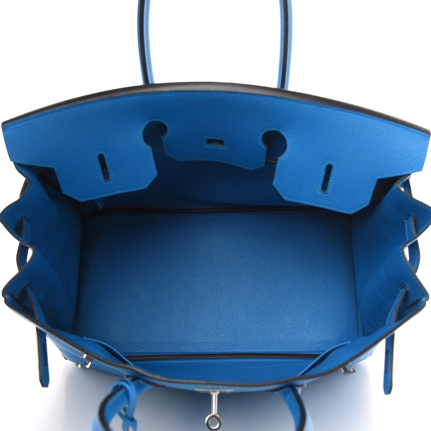 Epsom Birkin 35 Bleu Zanzibar