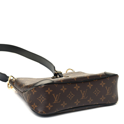 Louis Vuitton Monogram Odeon PM Black 3 of 4