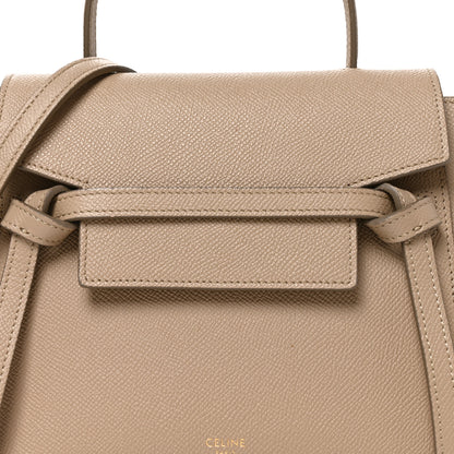 Celine Grained Calfskin Nano Belt Bag Light Taupe 7 of 9