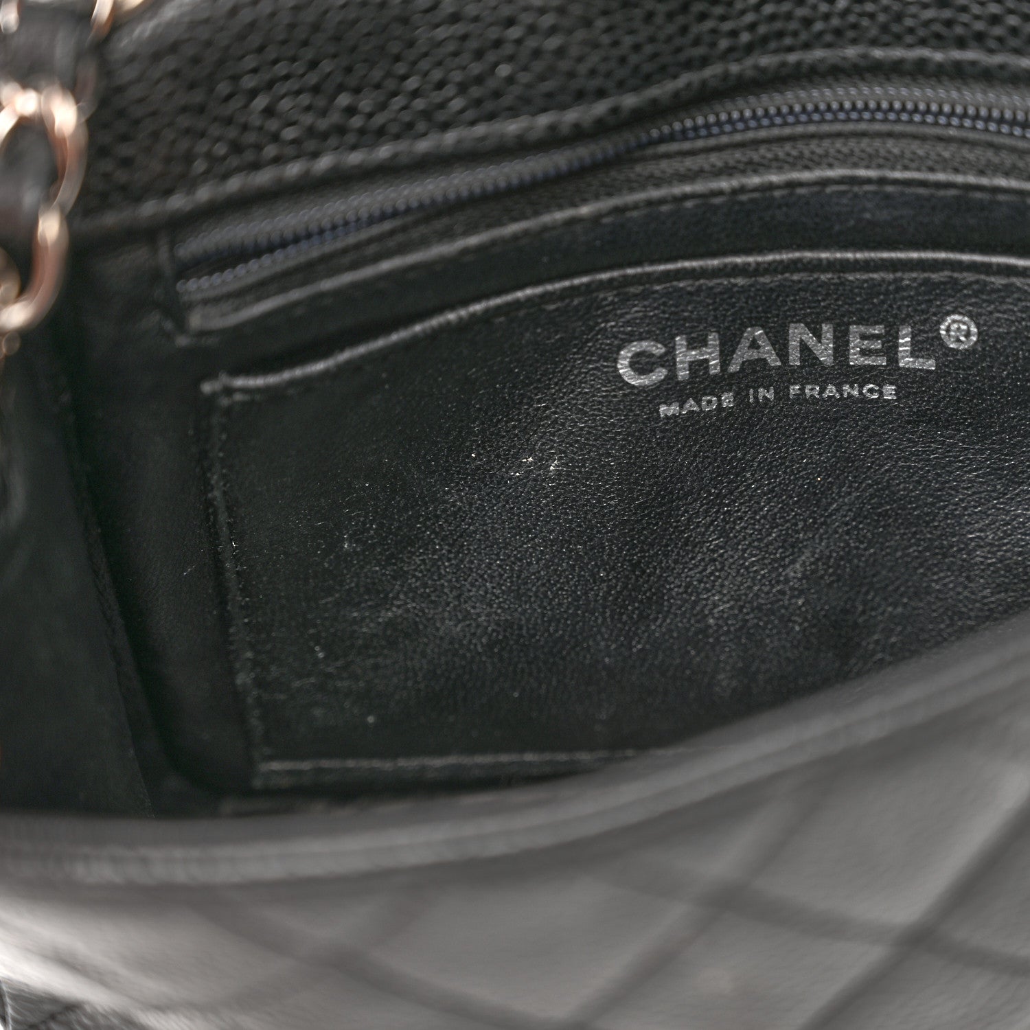Chanel Caviar Quilted Mini Square Flap Black 13 of 14