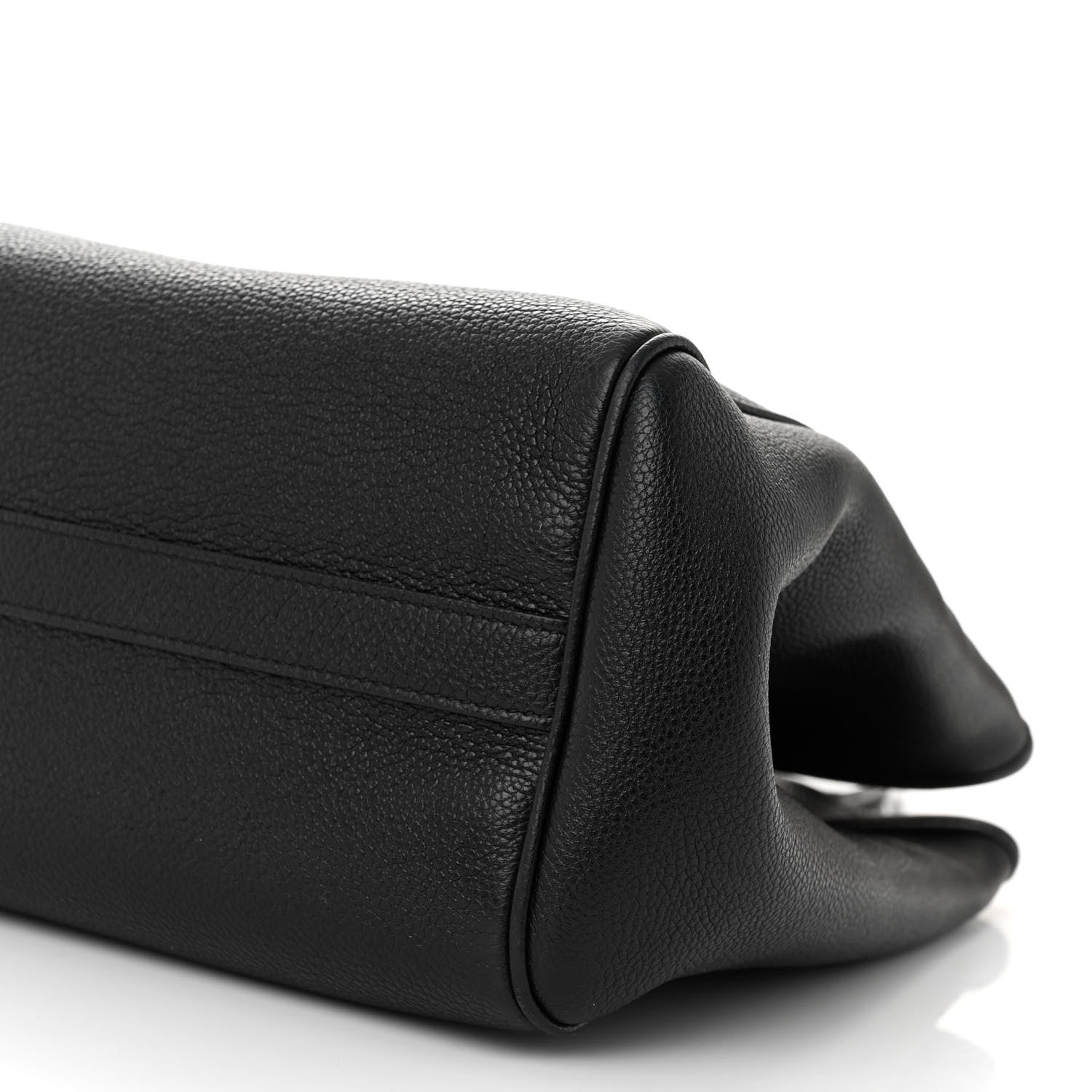 Celine Grained Calfskin Small Folded Cabas Black 10 of 10