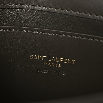 Saint Laurent Box Calfskin Mini Voltaire Shoulder Bag Urban Grey 6 of 10