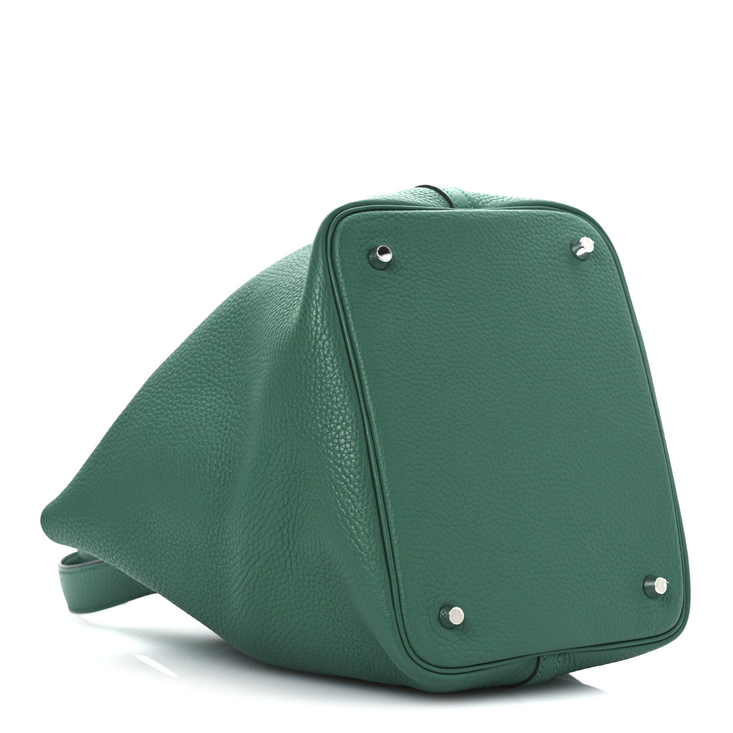 Hermes Taurillon Clemence Picotin Lock 22 MM Malachite 9 of 11