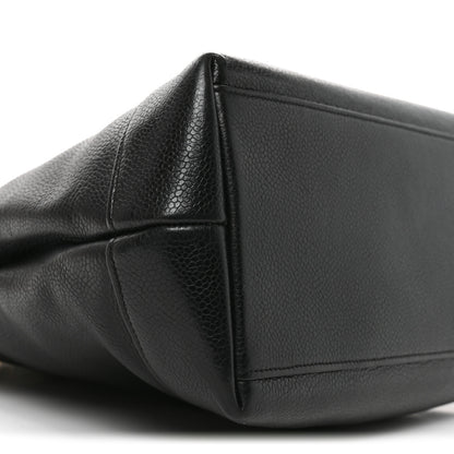 Chanel Caviar Large CC Shoulder Bag Black 8 of 9