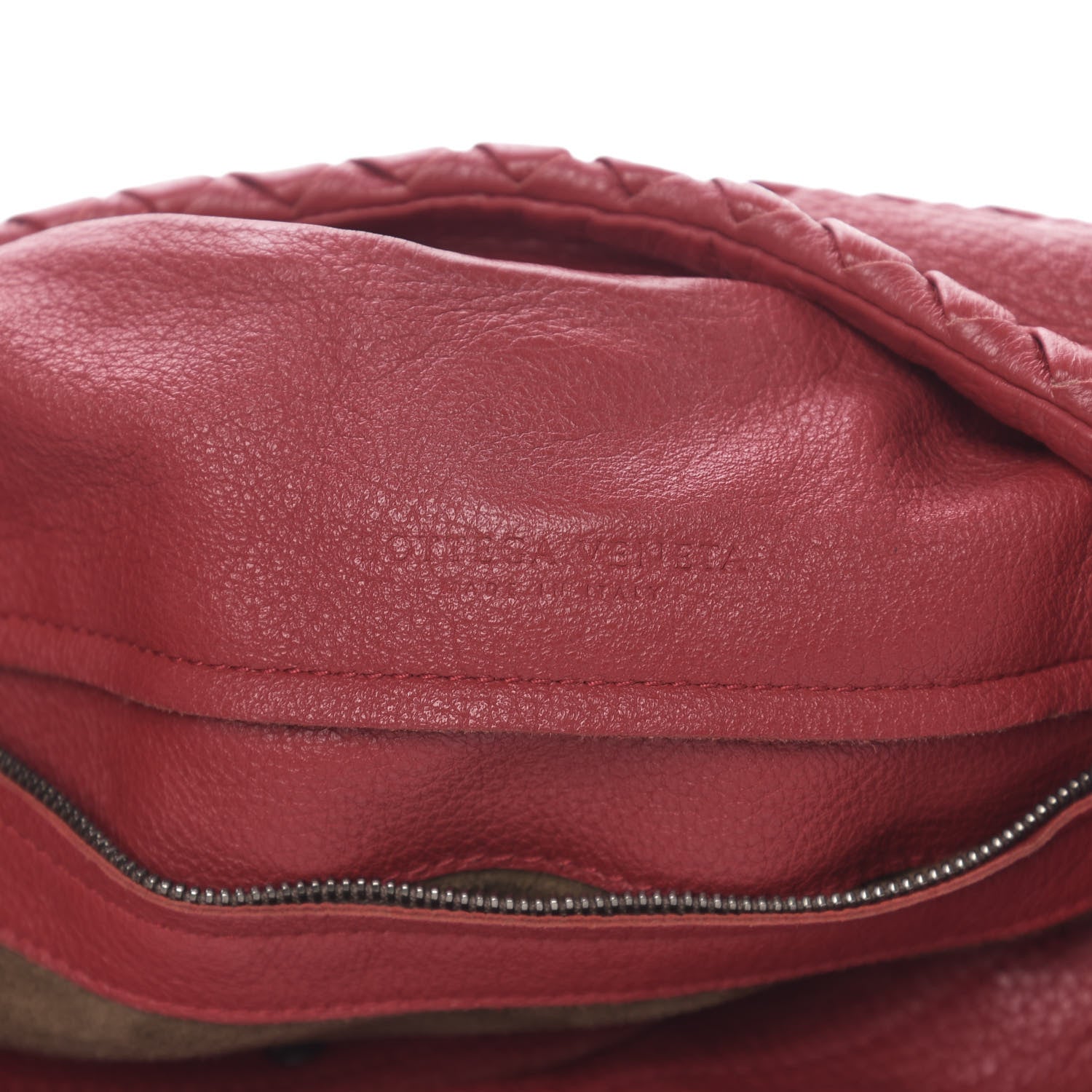 Bottega Veneta Cervo Deerskin Large Hobo China Red 5 of 8