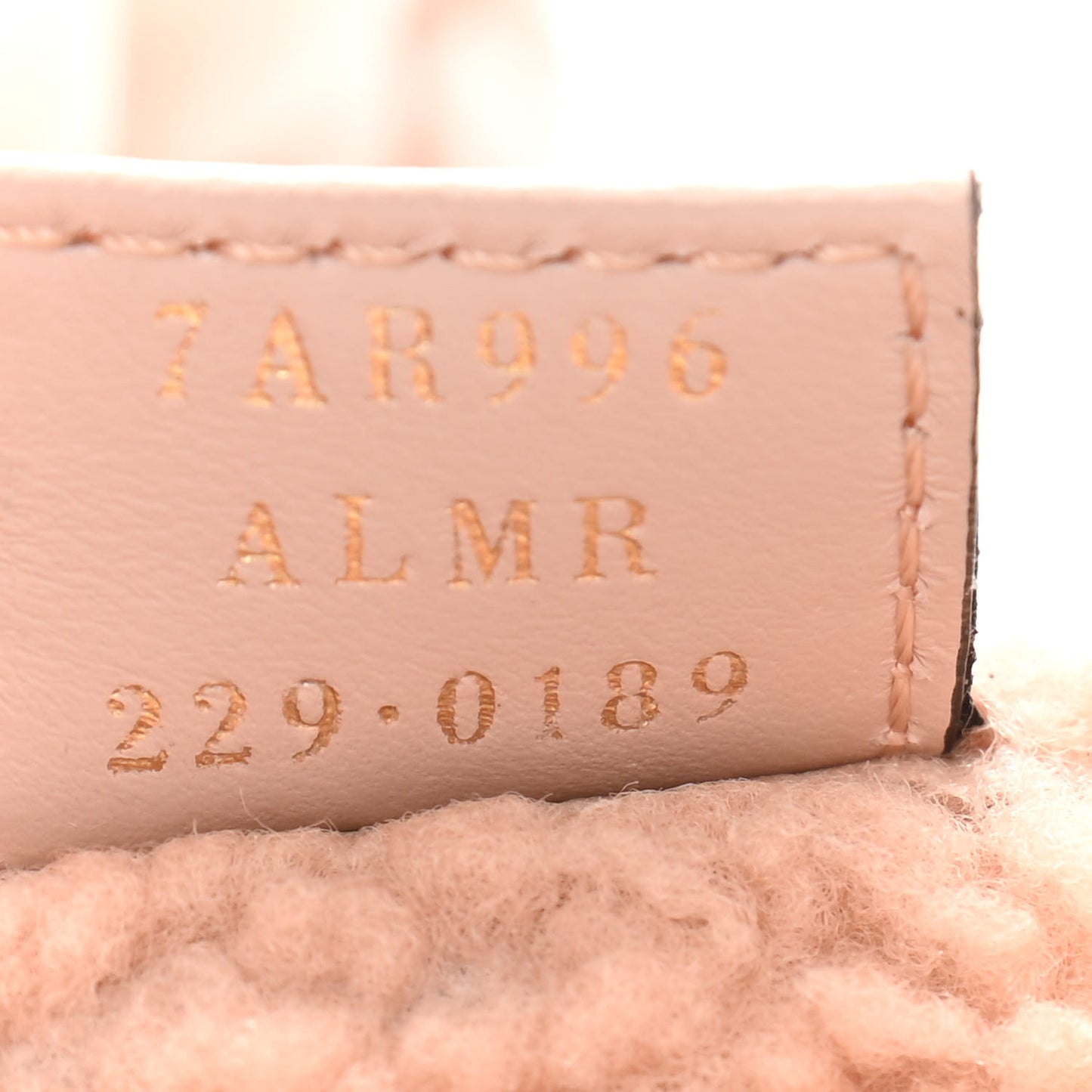 Lambskin Shearling Nano Baguette Maxi Handle Charm Soap