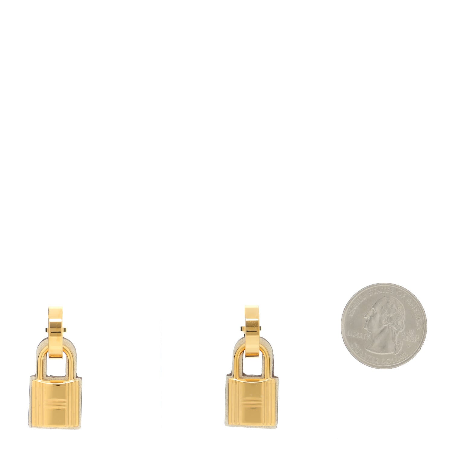 Hermes Swift O'Kelly Earrings Craie 2 of 8