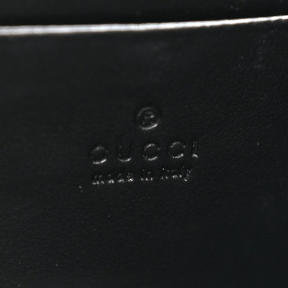 Gucci Calfskin Matelasse GG Marmont Chain Wallet Black 7 of 13