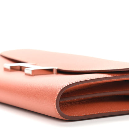 Hermes Evercolor Constance Wallet To Go Blush 9 of 10