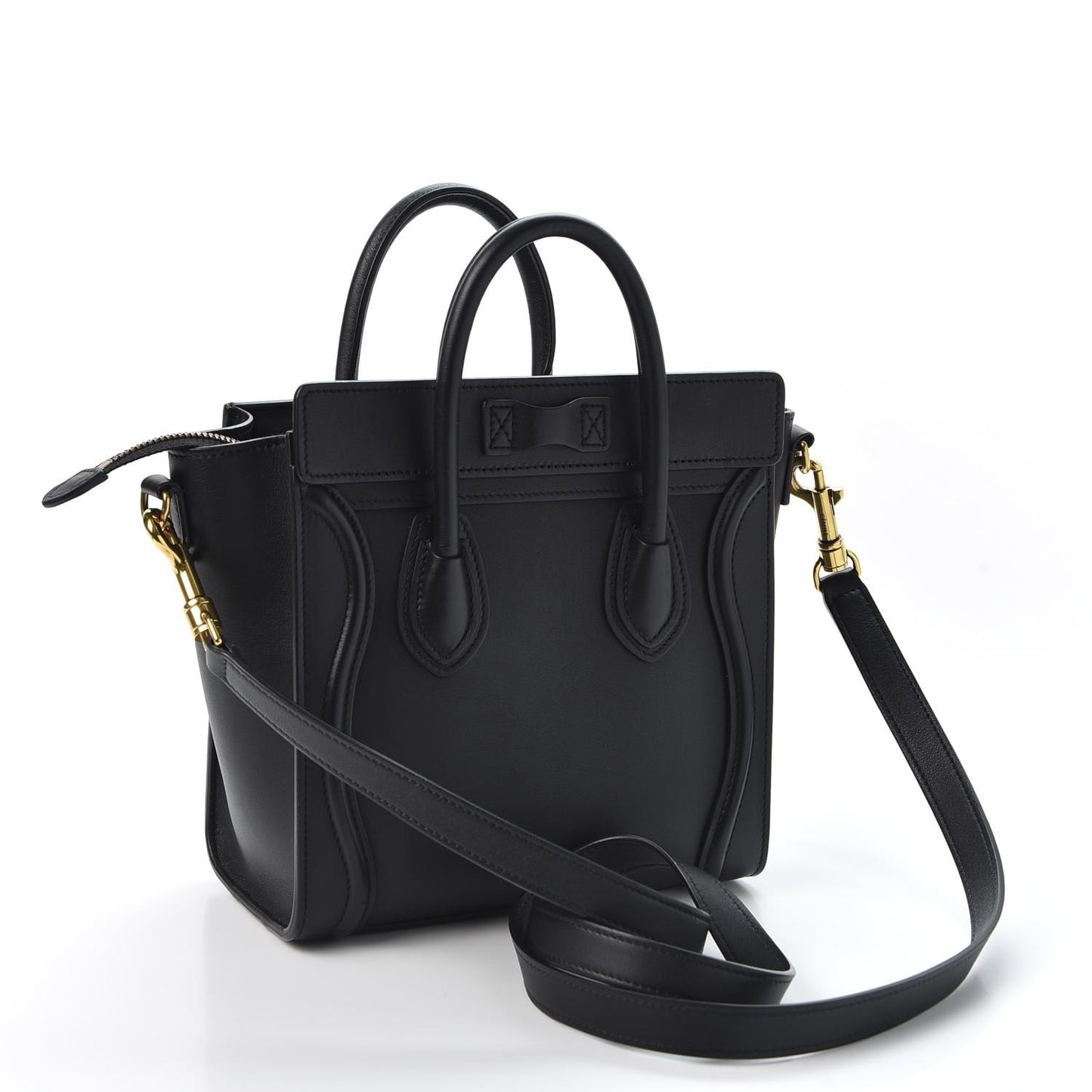 Smooth Calfskin Nano Luggage Black