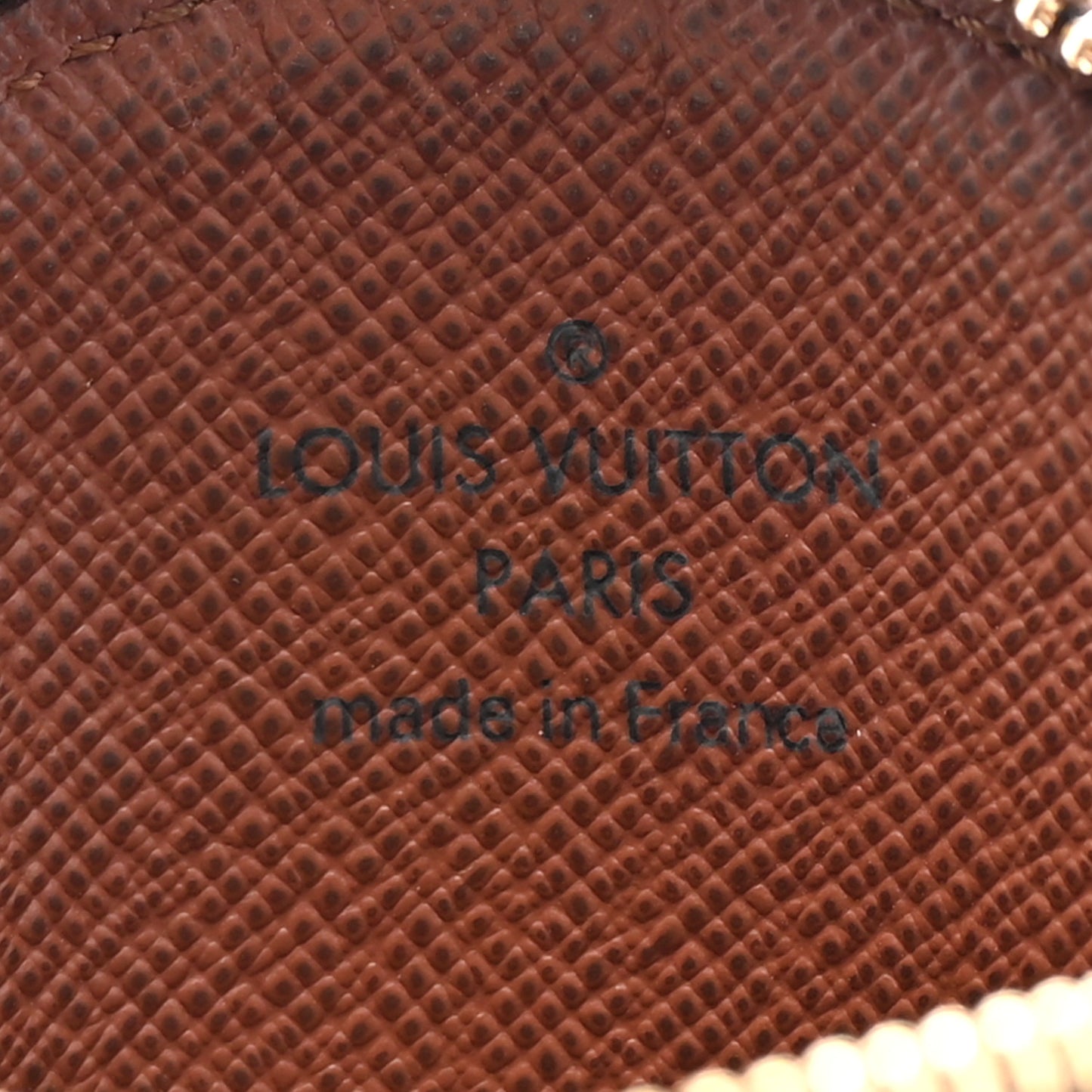 Monogram Round Coin Purse
