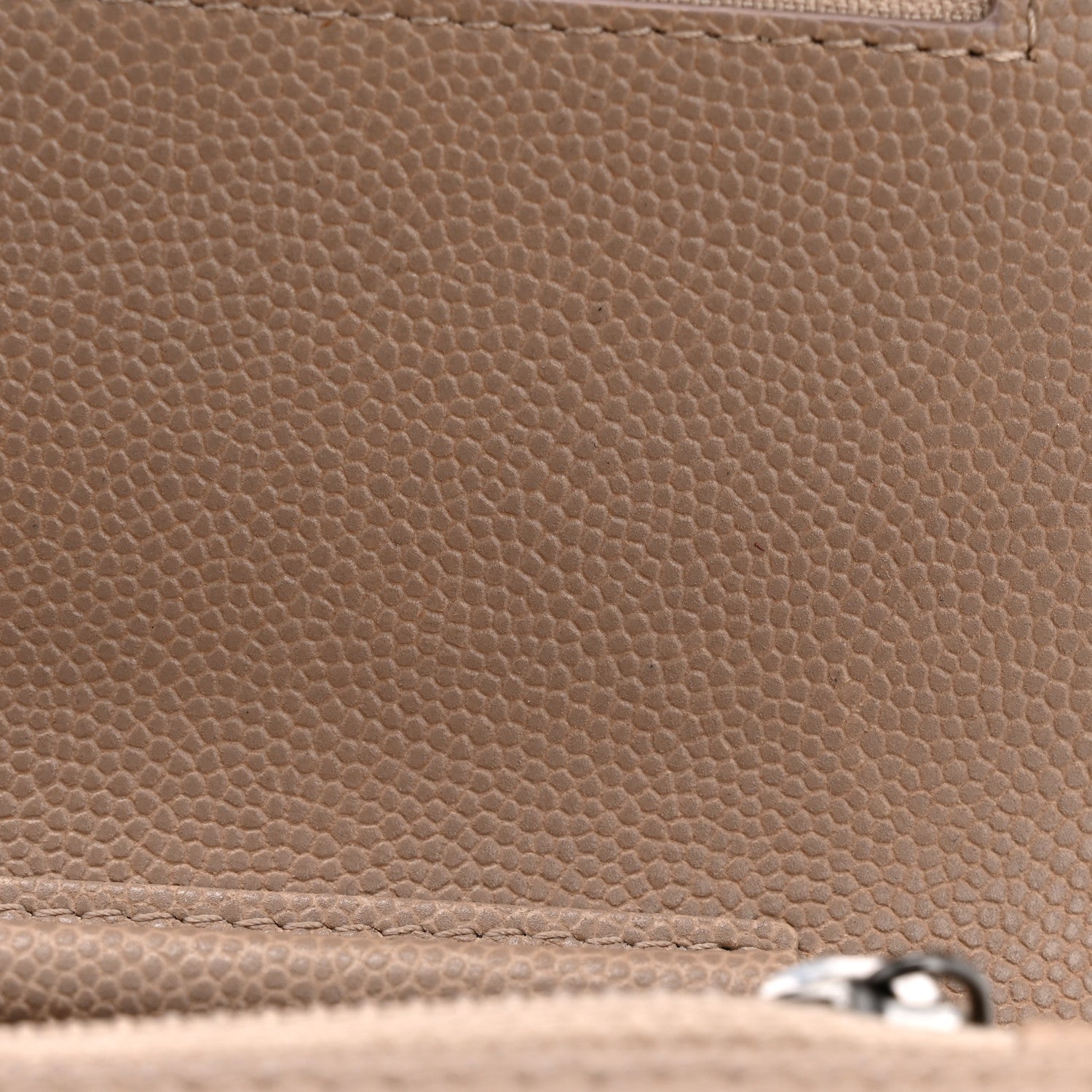 Chanel Caviar Quilted Wallet on Chain WOC Beige 12 of 14