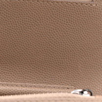 Chanel Caviar Quilted Wallet on Chain WOC Beige 12 of 14