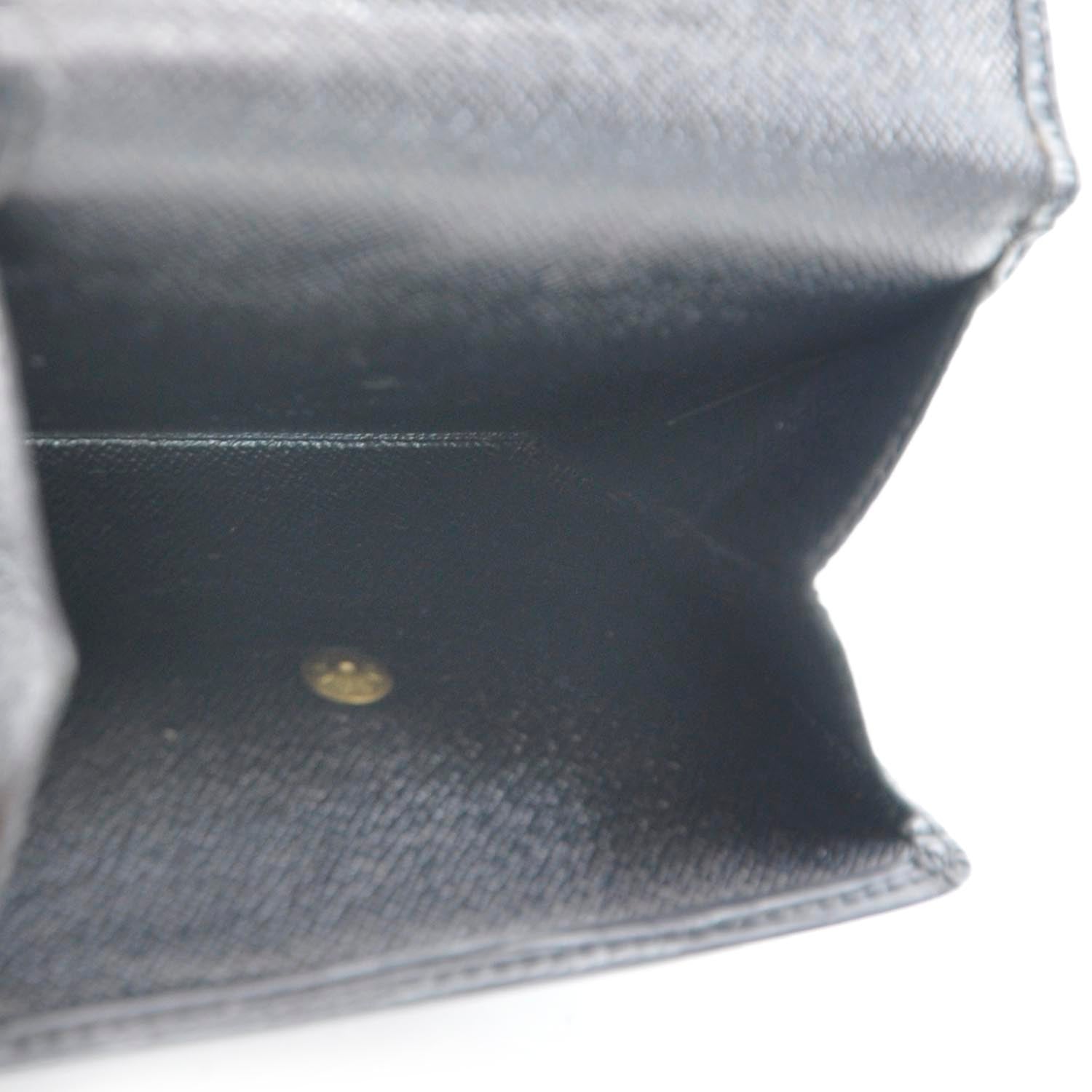 Louis Vuitton Epi Elise Wallet Black 5 of 9