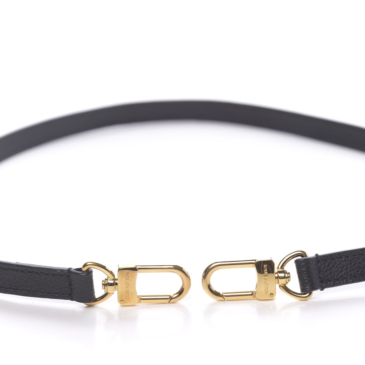 Calfskin 12mm Adjustable Shoulder Strap Black