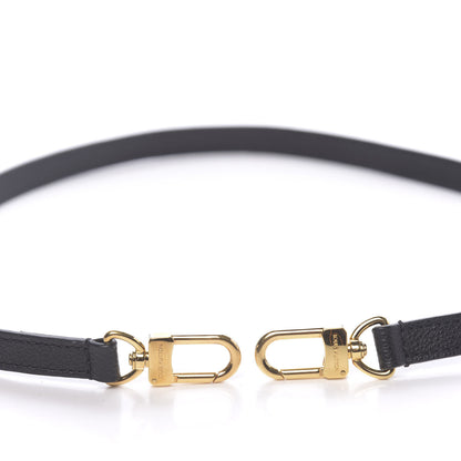 Louis Vuitton Calfskin 12mm Adjustable Shoulder Strap Black 4 of 4