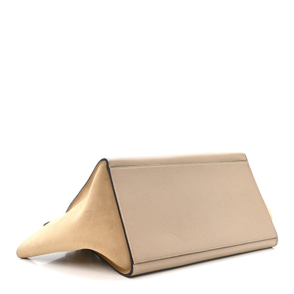 Celine Drummed Calfskin Suede Medium Trapeze Dune 4 of 11
