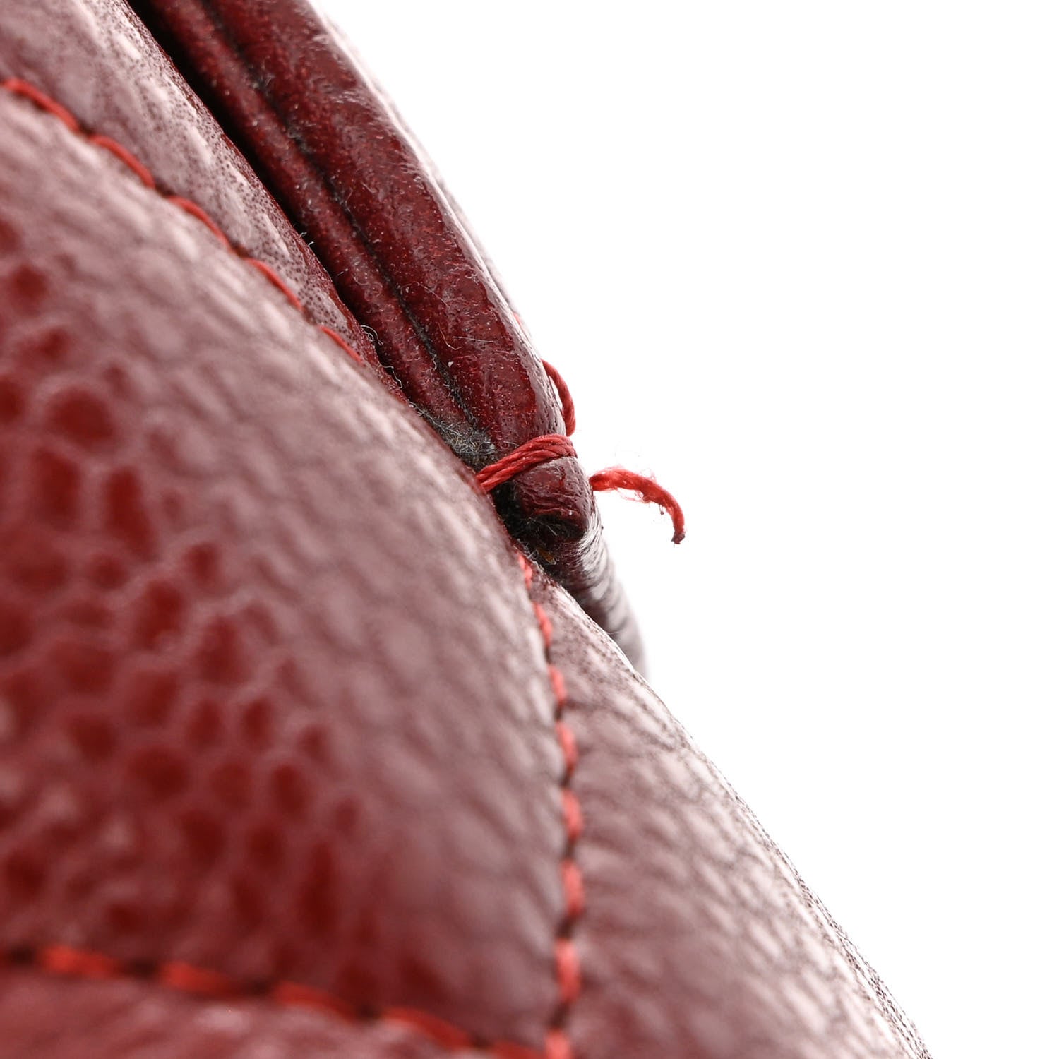 Chanel Caviar Quilted Wallet on Chain WOC Burgundy 13 of 14