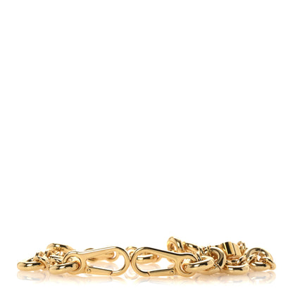 Loewe Brass Anagram Donut Chain Shoulder Strap Gold 4 of 4