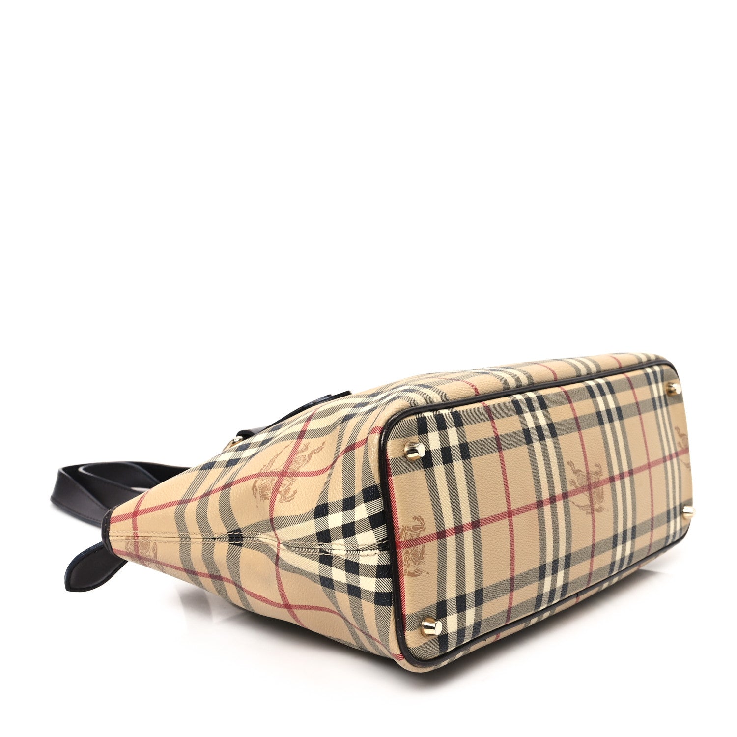 Burberry Haymarket Check Medium Regent Tote Chocolate 4 of 12