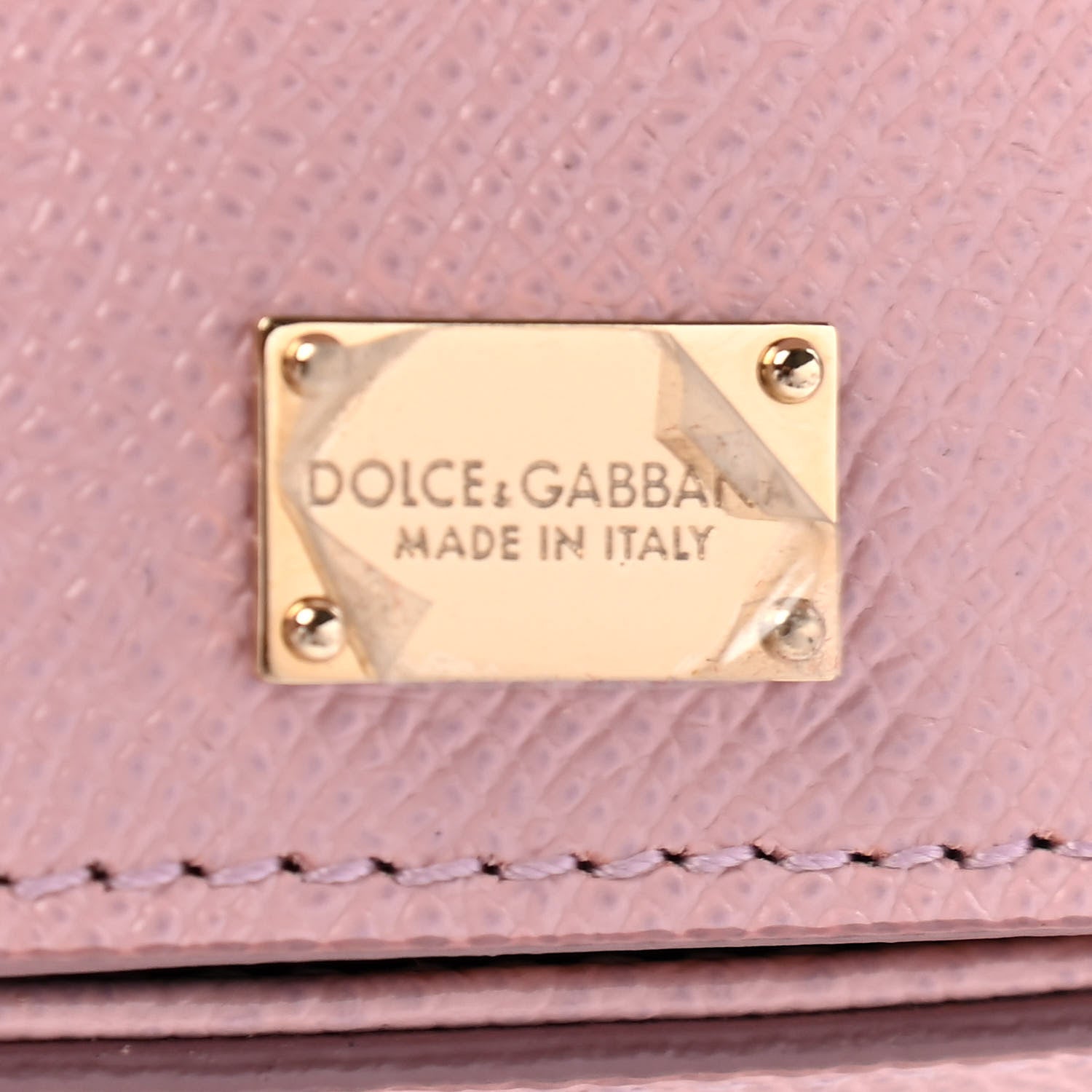Dolce & Gabbana Dauphine Calfskin Medium Miss Sicily Satchel Rosa Carne 5 of 5