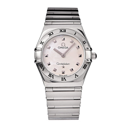 Omega Stainless Steel Mother of Pearl 25mm Constellation My Choice Quartz Watch 1571.71.00 1 of 6