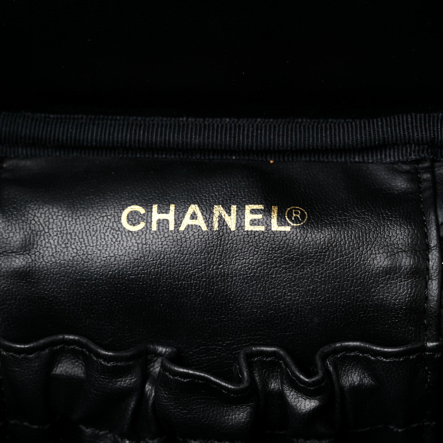 Chanel Caviar Vanity Cosmetic Case Black 6 of 12