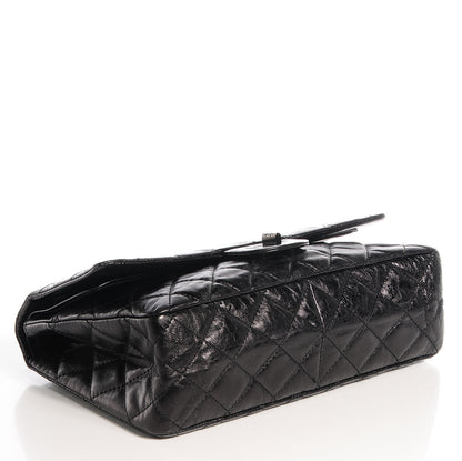 Chanel Glazed Calfskin 2.55 Reissue 227 Flap Black 4 of 8