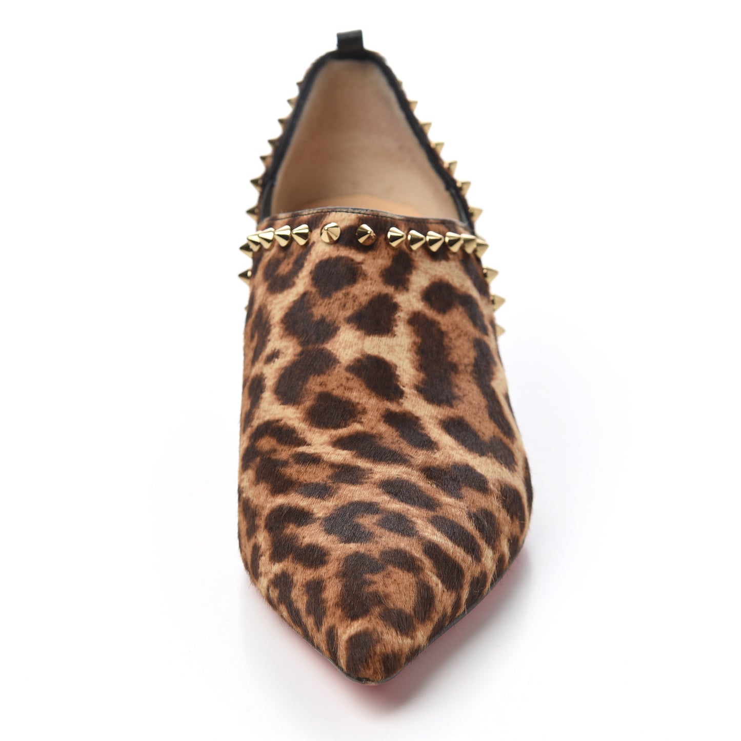 Pony Hair Leopard Print Vicky 45 Booties 39 Bronze