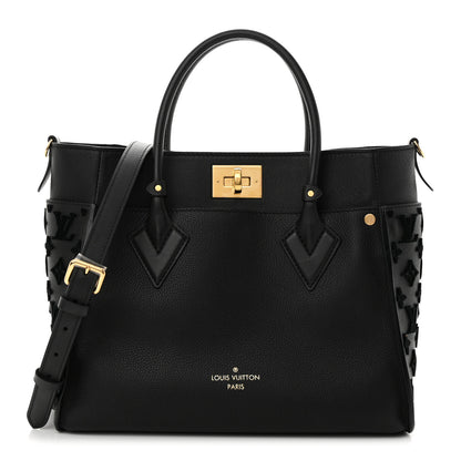 Louis Vuitton Calfskin Monogram Tufting On My Side Black 1 of 11