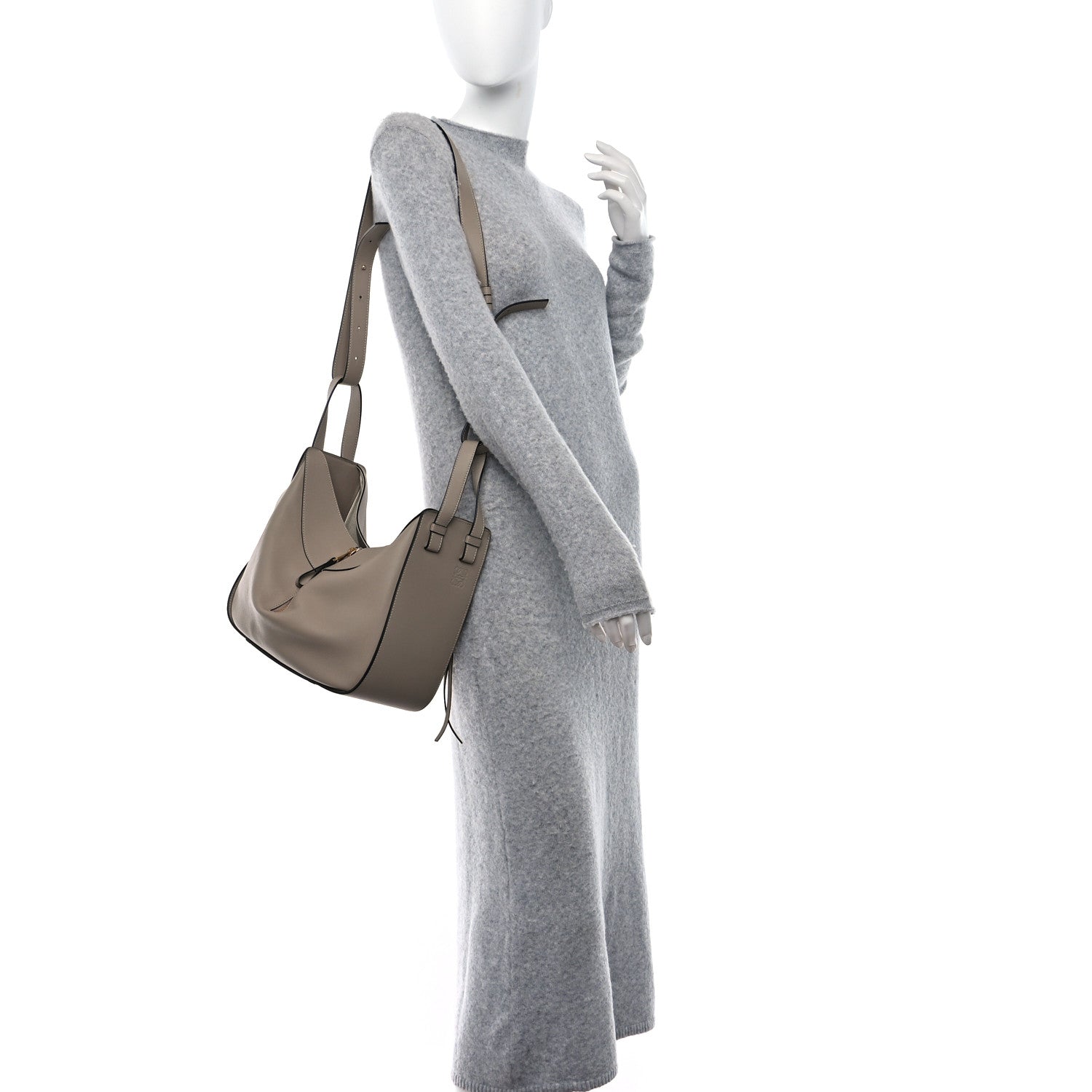 Loewe Calfskin Small Hammock Shoulder Bag Sand 2 of 9