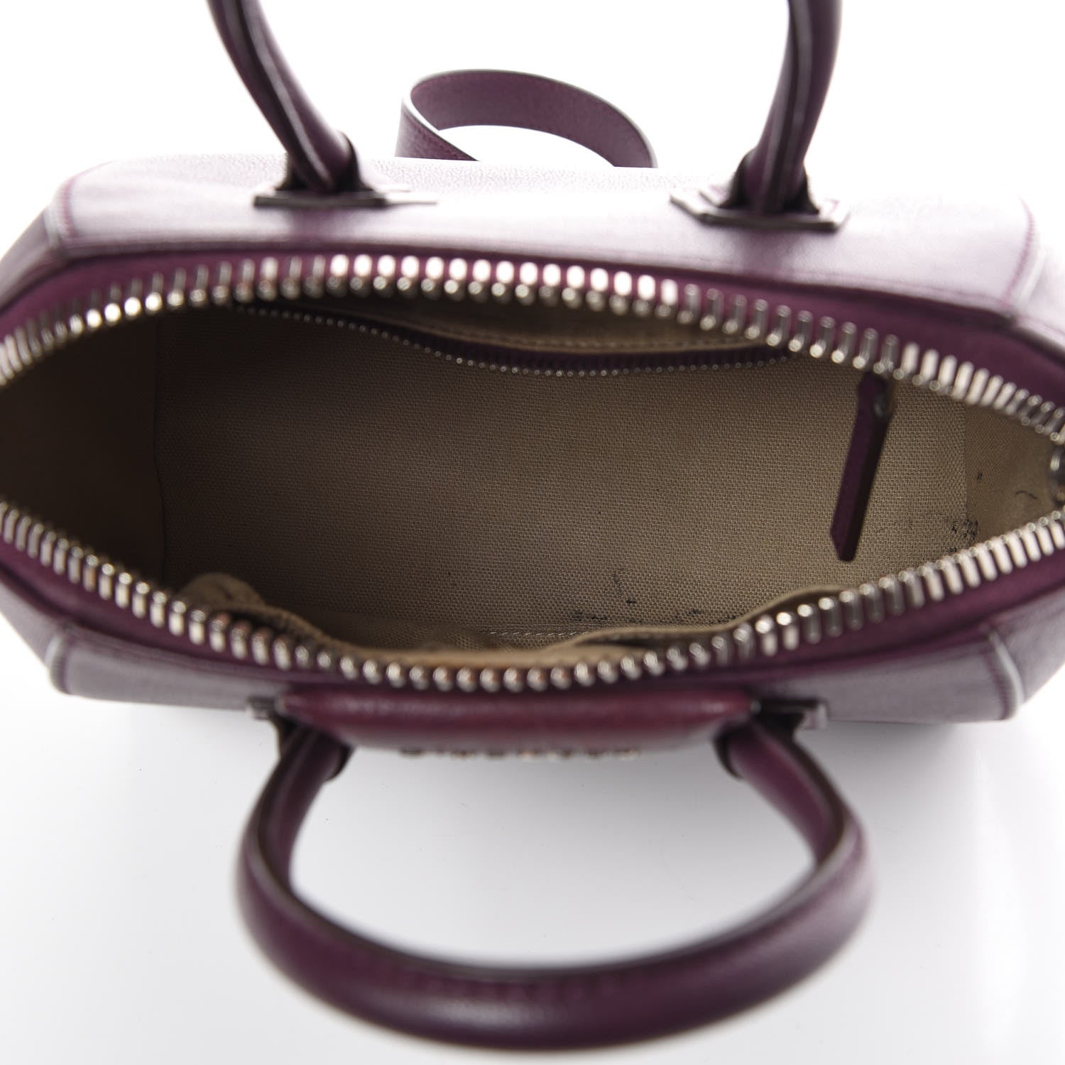 Givenchy Sugar Goatskin Mini Antigona Dark Purple 6 of 13