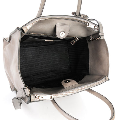 Prada Glace Calf Twin Pocket Tote Marmo 5 of 19