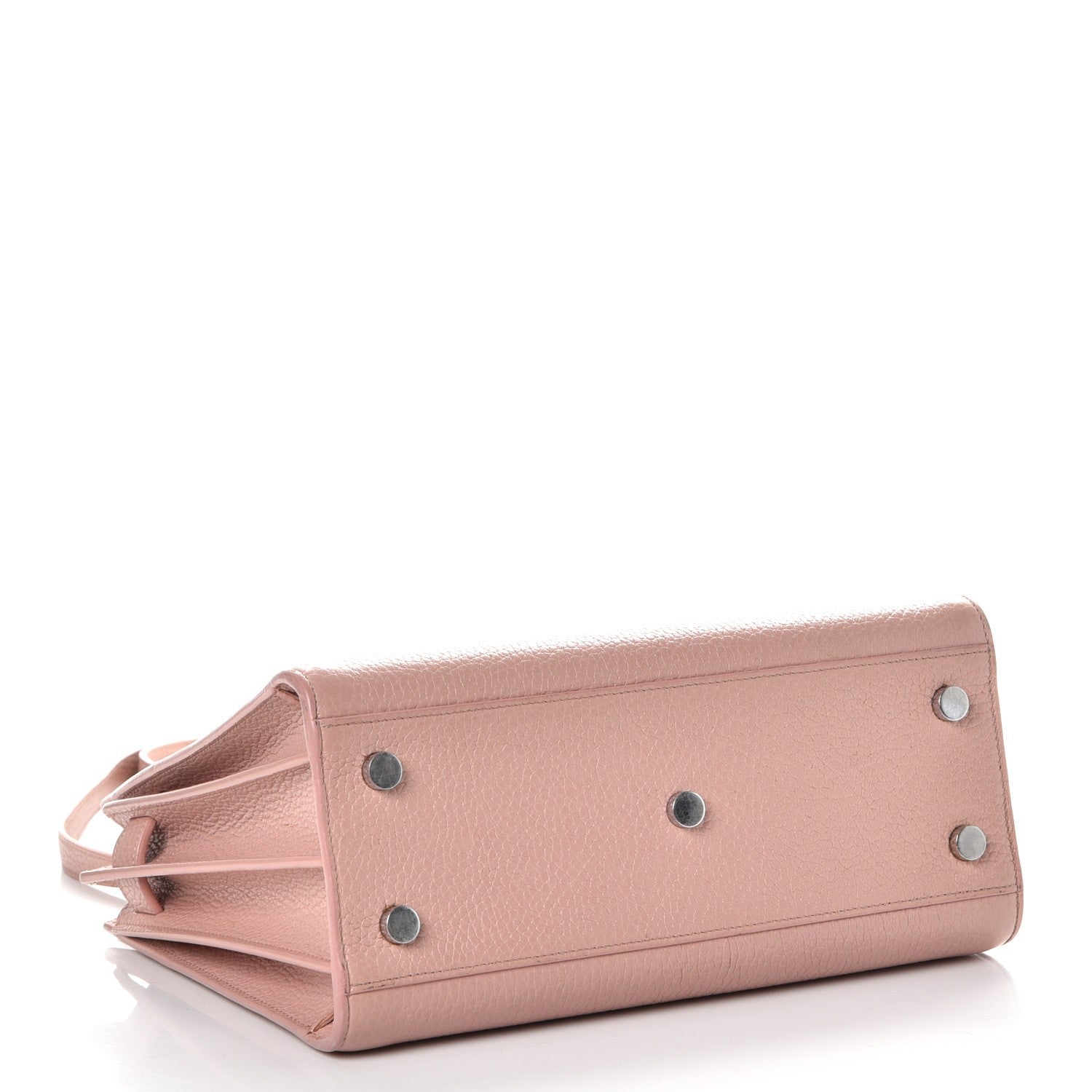 Saint Laurent Grained Calfskin Baby Sac De Jour Antique Rose 5 of 14