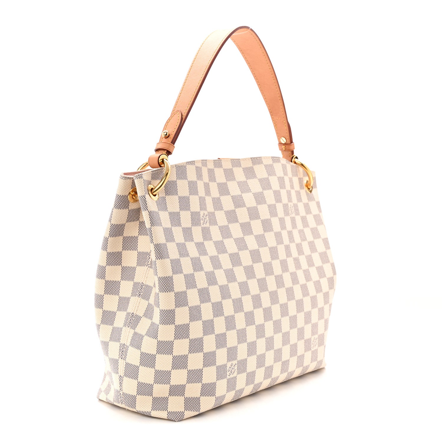Louis Vuitton Damier Azur Graceful PM Rose Ballerine 3 of 10