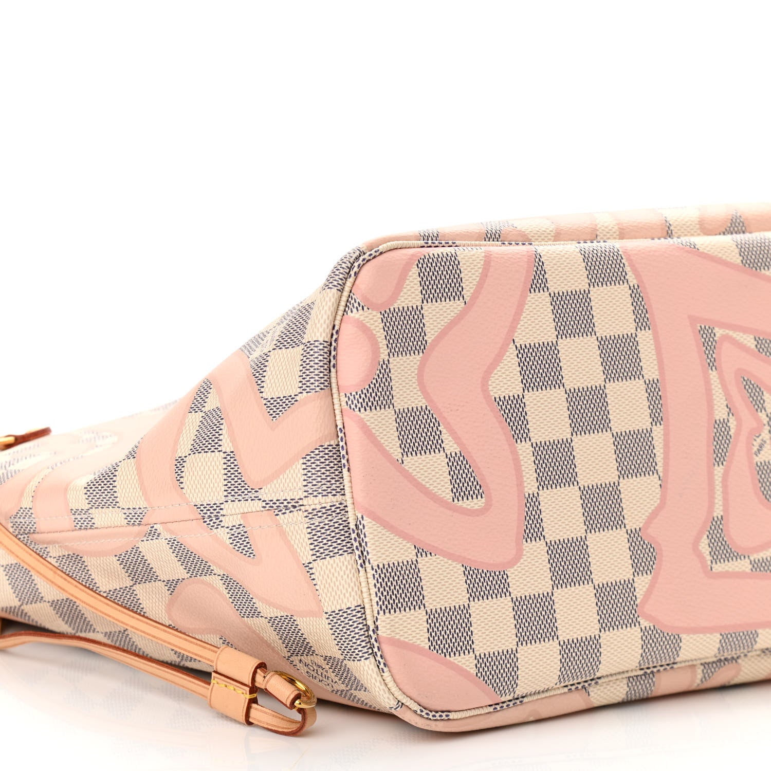 Louis Vuitton Damier Azur Tahitienne Neverfull MM 8 of 9