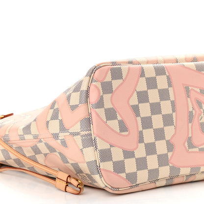 Louis Vuitton Damier Azur Tahitienne Neverfull MM 8 of 9