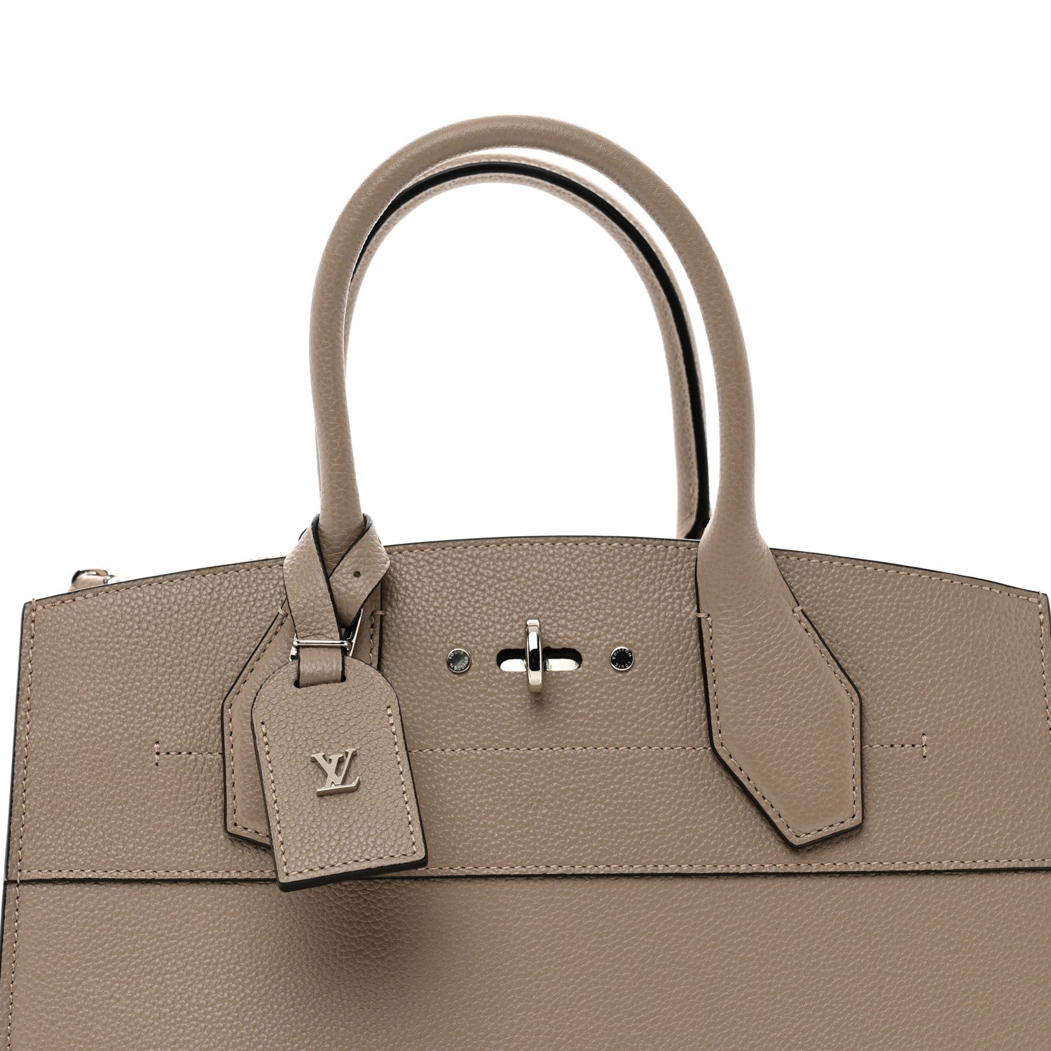 Louis Vuitton Taurillon City Steamer MM Galet 5 of 10