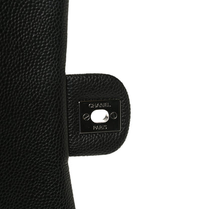 Chanel Caviar Quilted Daily Zip Crossbody Bag Black 6 of 14