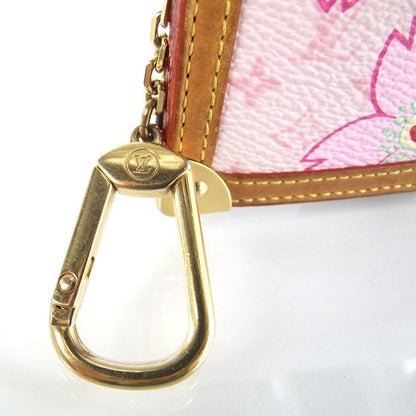 Louis Vuitton Monogram Cherry Blossom Key Pouch Pink 3 of 5