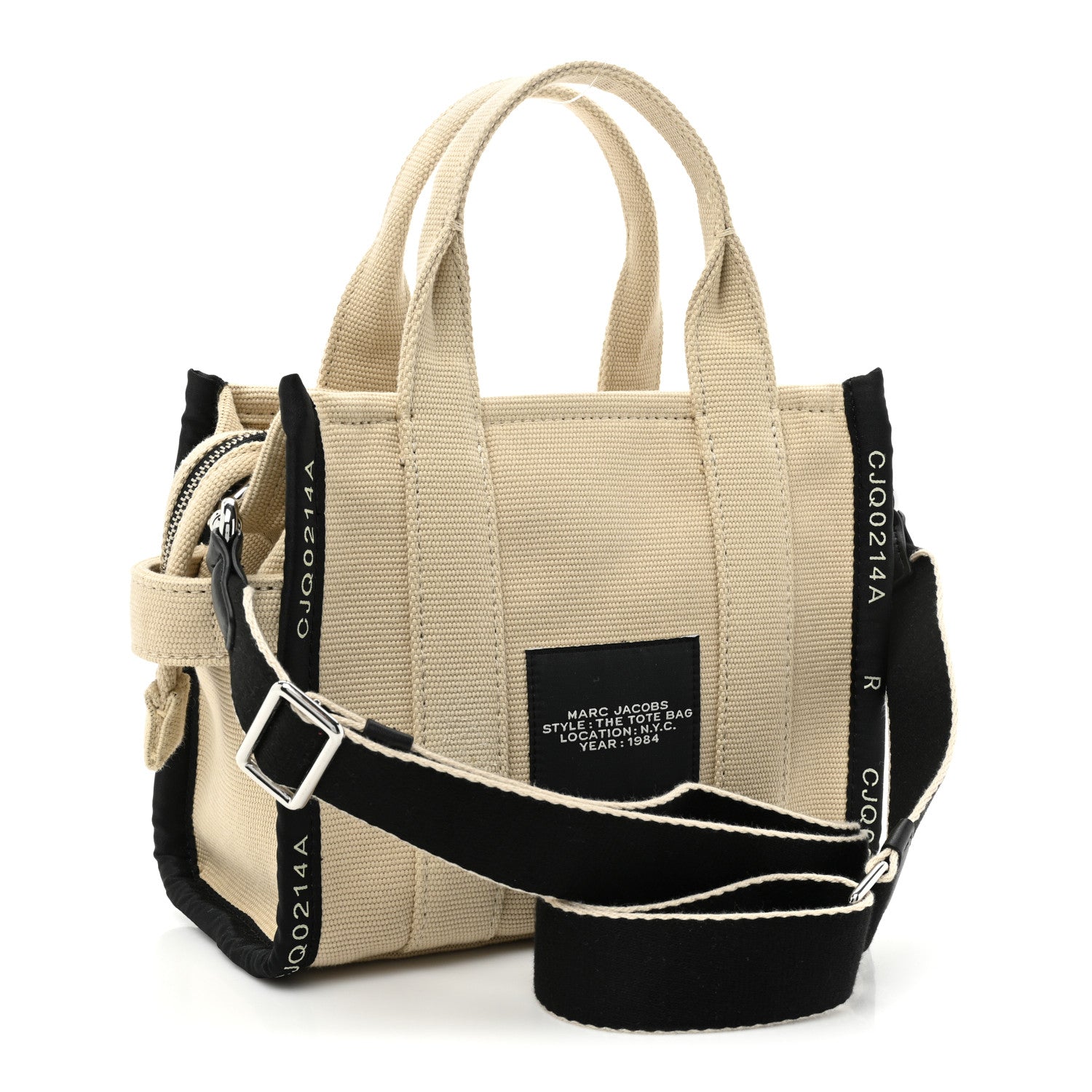 Marc Jacobs Jacquard Small The Traveler Tote Bag Warm Sand 3 of 10
