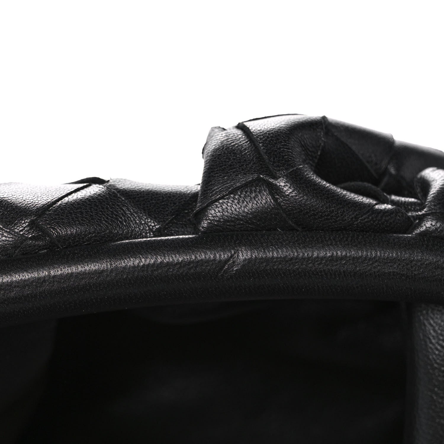 Bottega Veneta Nappa Maxi Intrecciato The Pouch Oversized Clutch Black 9 of 11