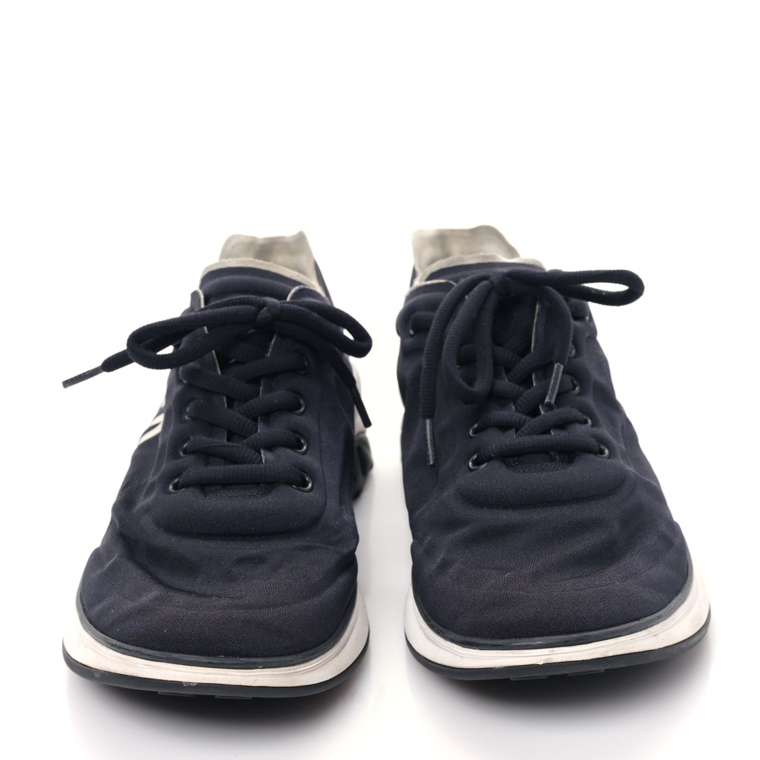 Chanel Lycra CC Sneakers 41 Black 2 of 9